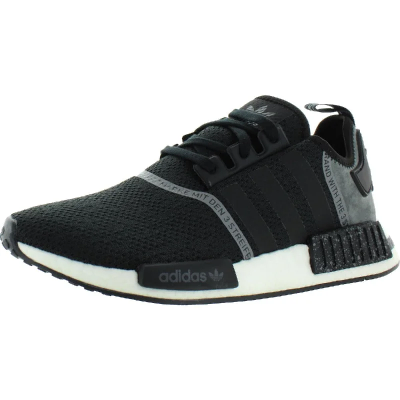 Adidas Mens NMD R1 Athleisure Lace-Up Sneakers