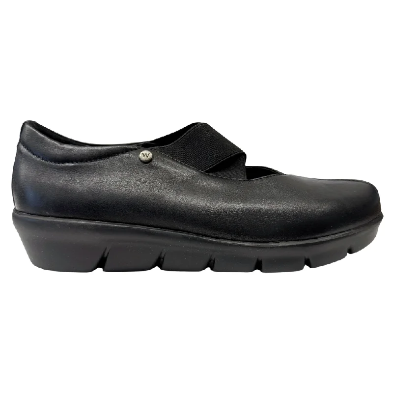 Wolky Cursa Mighty Black Leather Shoe (Women's)