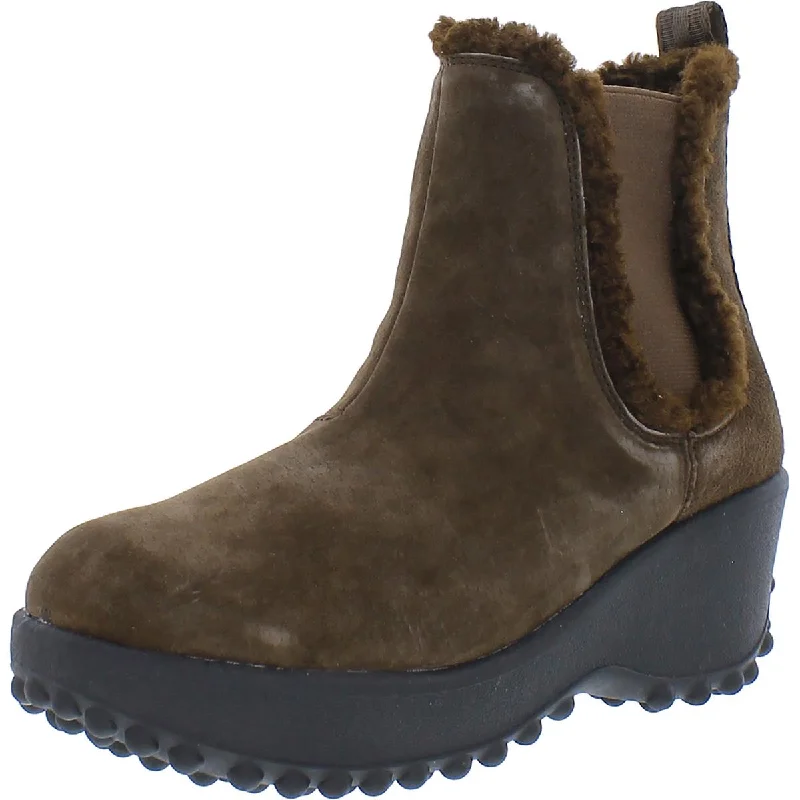 Rocket Dog Womens Frost Suede Platform Chelsea Boots