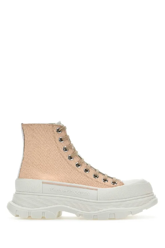 ALEXANDER MCQUEEN Skin Mini Canvas Tread Slick Sneaker