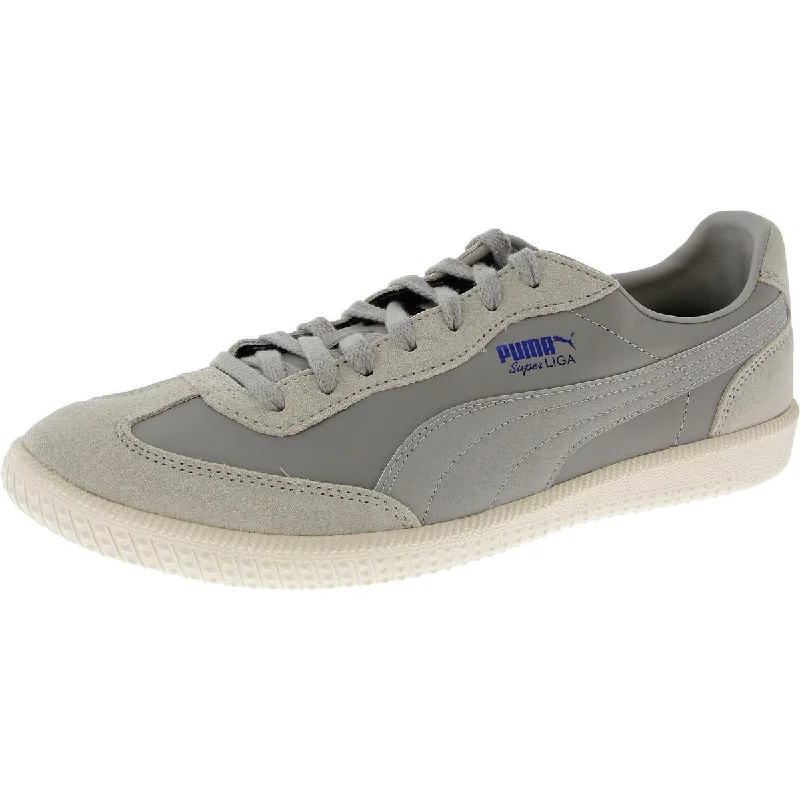 Puma Mens Super Liga OG Retro  Lace Up Flat Casual And Fashion Sneakers