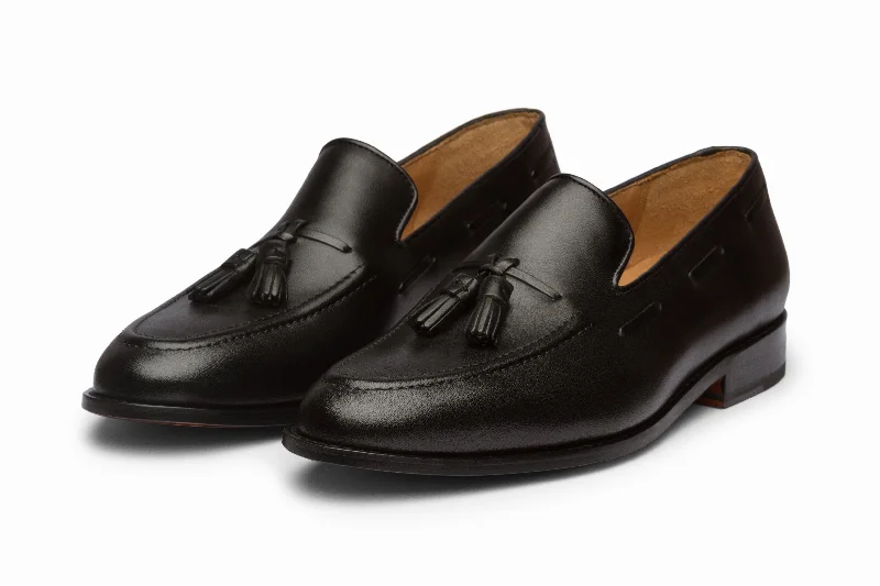 Tassel Loafers - Black