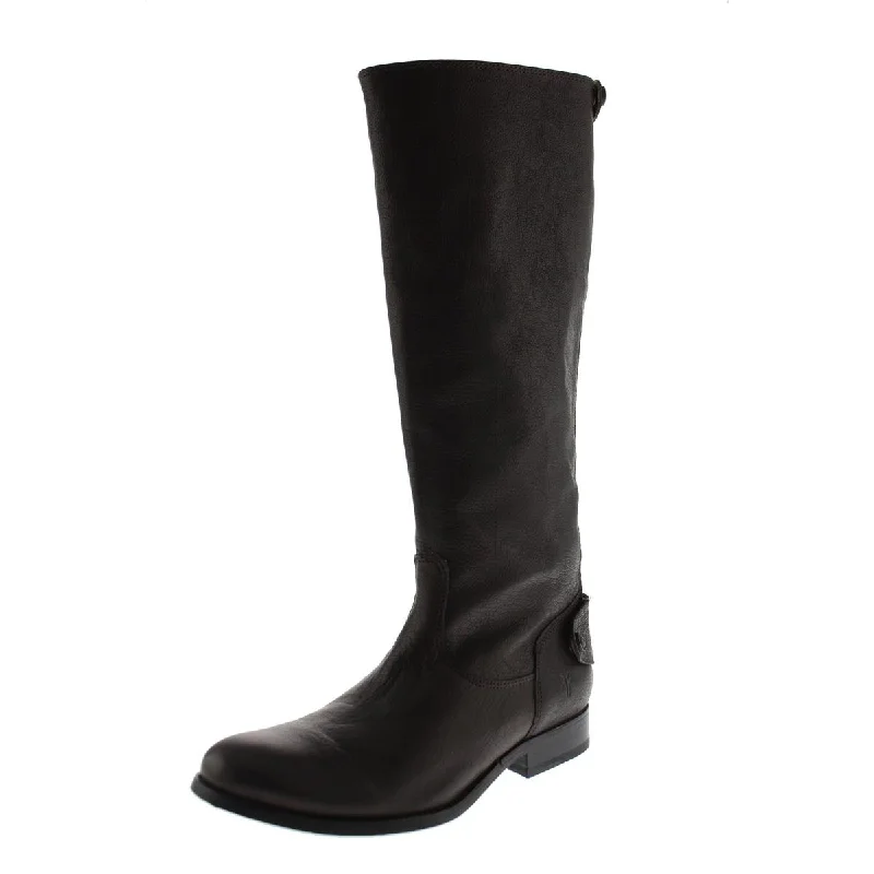 Frye Womens Melissa Leather Knee-High Riding Boots