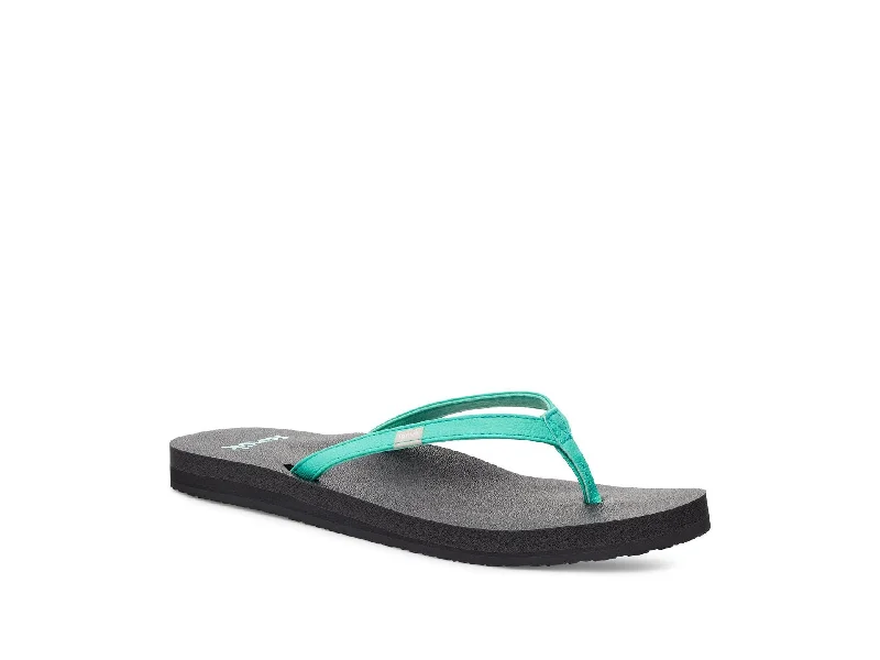 Women's Shoes Sanuk YOGA JOY Flip Flop Toe Post Sandals SWS10275 FLORIDA KEYS