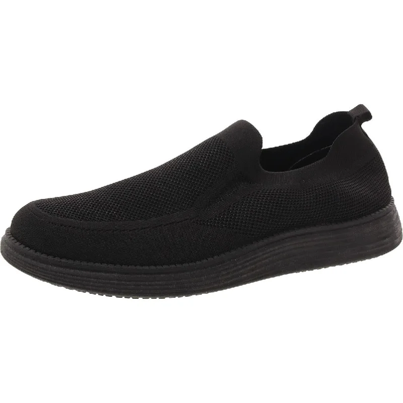 Akademiks Mens Knit Laceless Casual And Fashion Sneakers