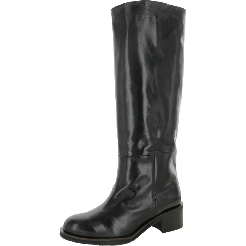 Reike Nen Womens RN4SHO58 Cow Leather Tall Knee-High Boots