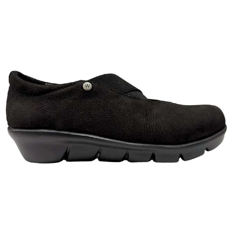 Wolky Cursa Black Antique Nubuck Shoe (Women's)