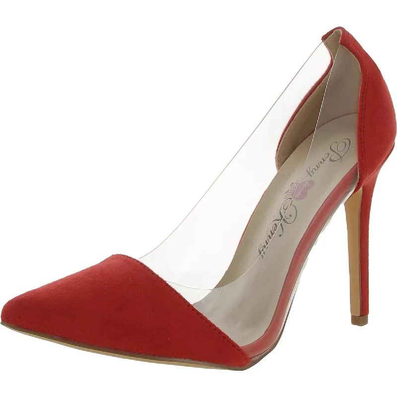 Penny Loves Kenny Womens Opie Faux Suede Pointed Toe Pumps